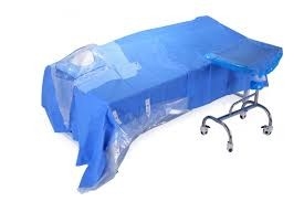 60X90cm Disposable Steril Bedah Tirai Penyerap Paket Insisi Rumah Sakit