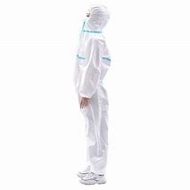 Level 4 Baju Isolasi Sekali Pakai Xl PPE Untuk Perlindungan Kimia Biohazard